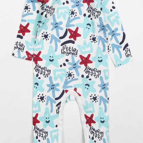 Studio Boys White Solid Cotton Cami One Piece Size 9-12 Months  Button - Little Legend