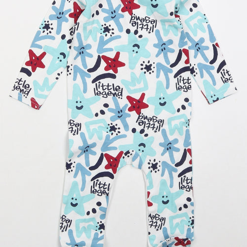 Studio Boys White Solid Cotton Cami One Piece Size 9-12 Months  Button - Little Legend