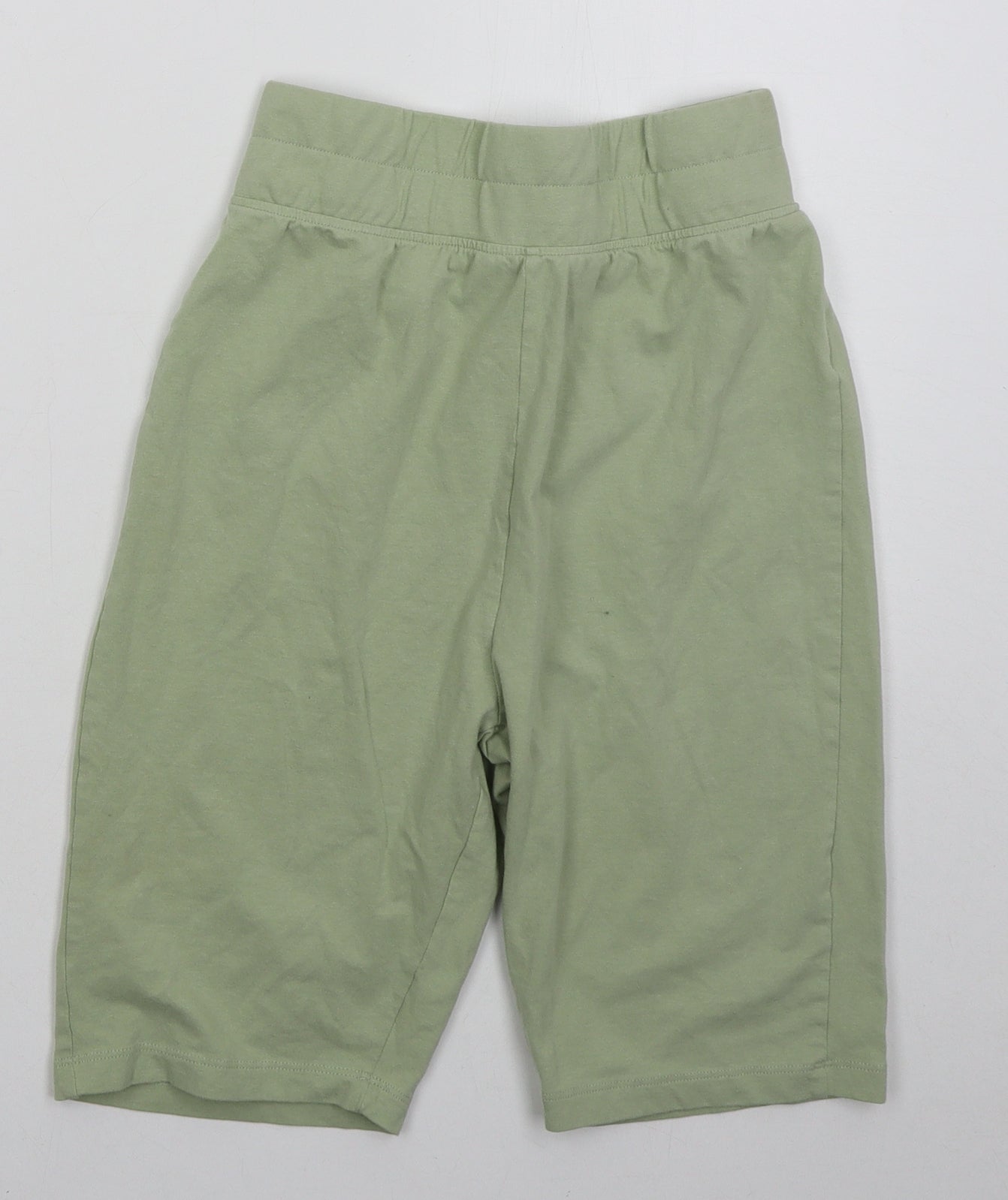 Threadbare Womens Green  Cotton Biker Shorts Size 10 L8 in Regular