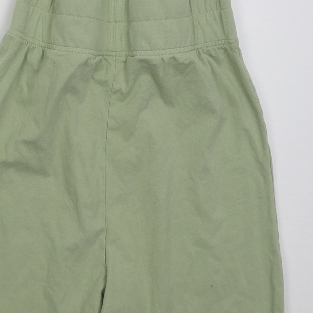 Threadbare Womens Green  Cotton Biker Shorts Size 10 L8 in Regular