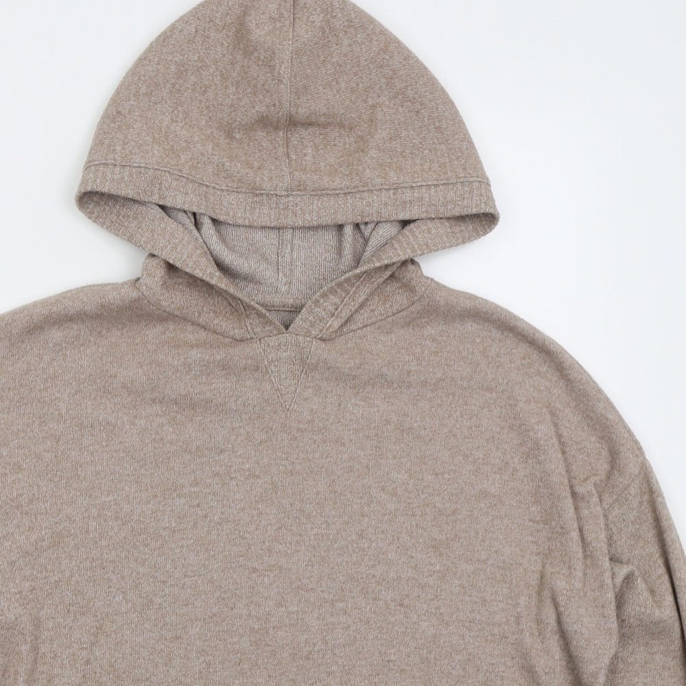 Dunnes Womens Beige  Polyester Pullover Hoodie Size M  Pullover