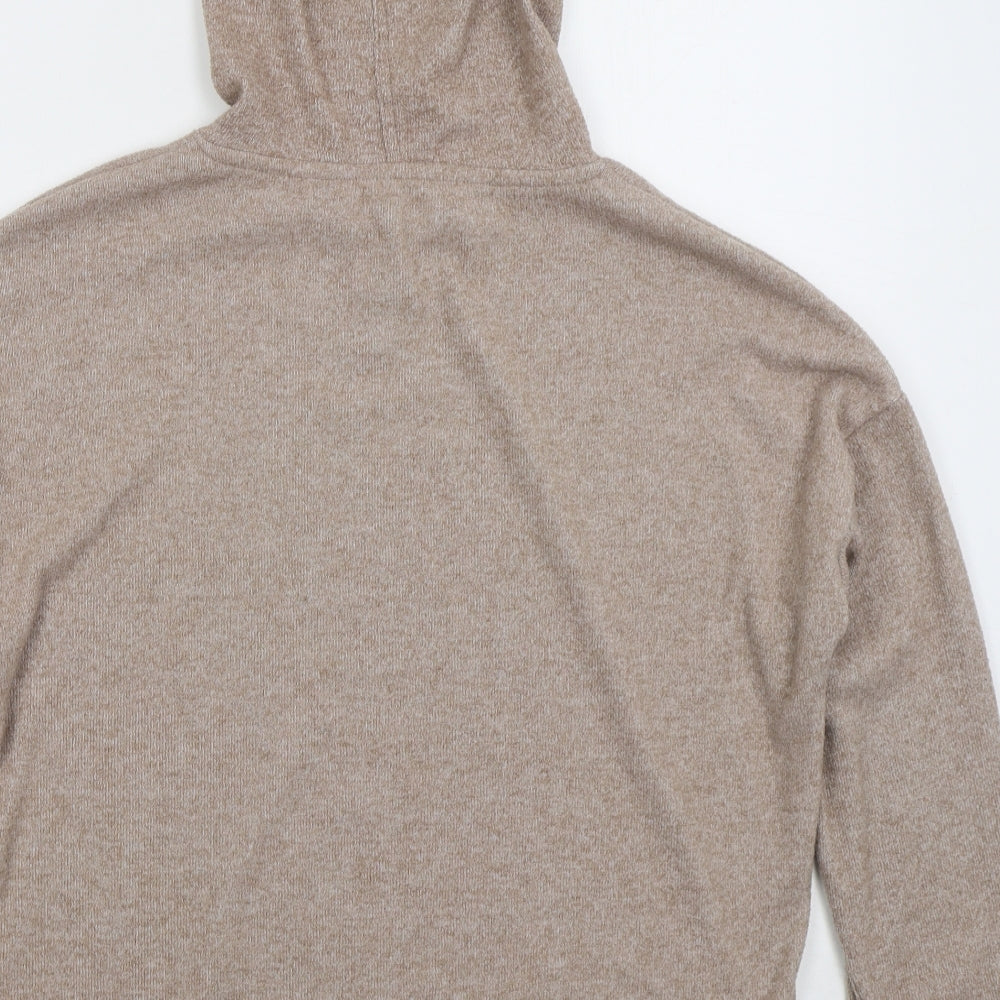 Dunnes Womens Beige  Polyester Pullover Hoodie Size M  Pullover