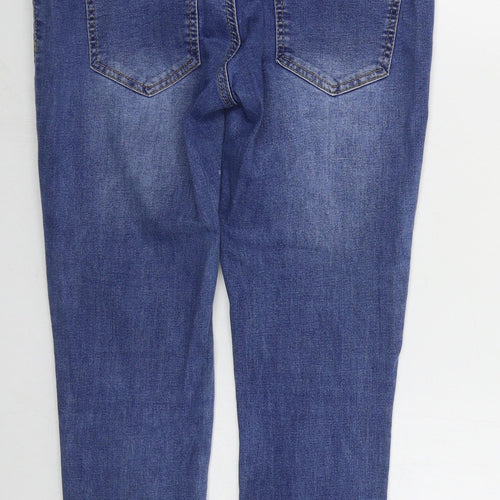 SheIn Womens Black  Cotton Skinny Jeans Size M L27 in Regular Button