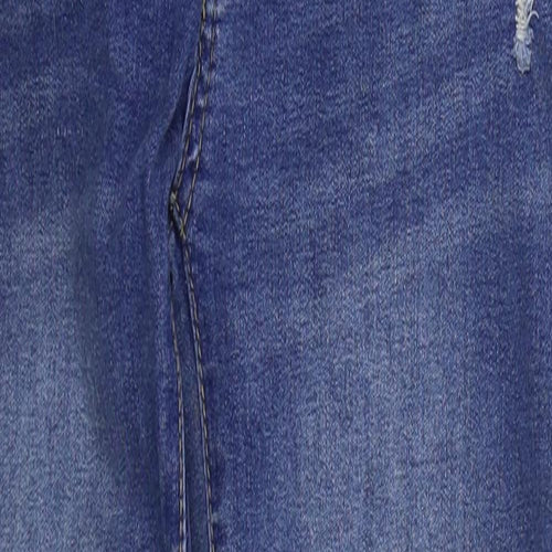 SheIn Womens Black  Cotton Skinny Jeans Size M L27 in Regular Button