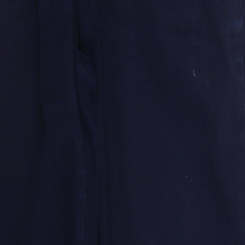 Debenhams Womens Blue  Cotton Straight Jeans Size 12 L29 in Slim Button