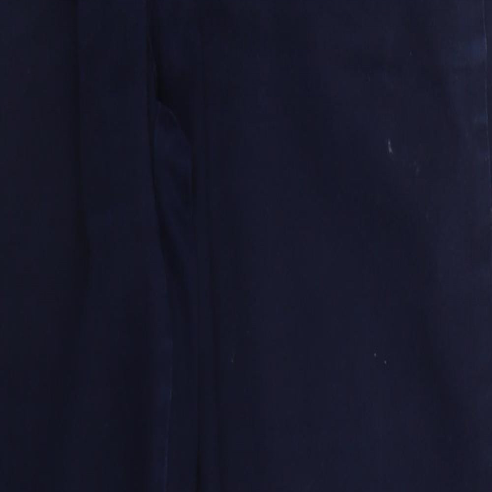 Debenhams Womens Blue  Cotton Straight Jeans Size 12 L29 in Slim Button