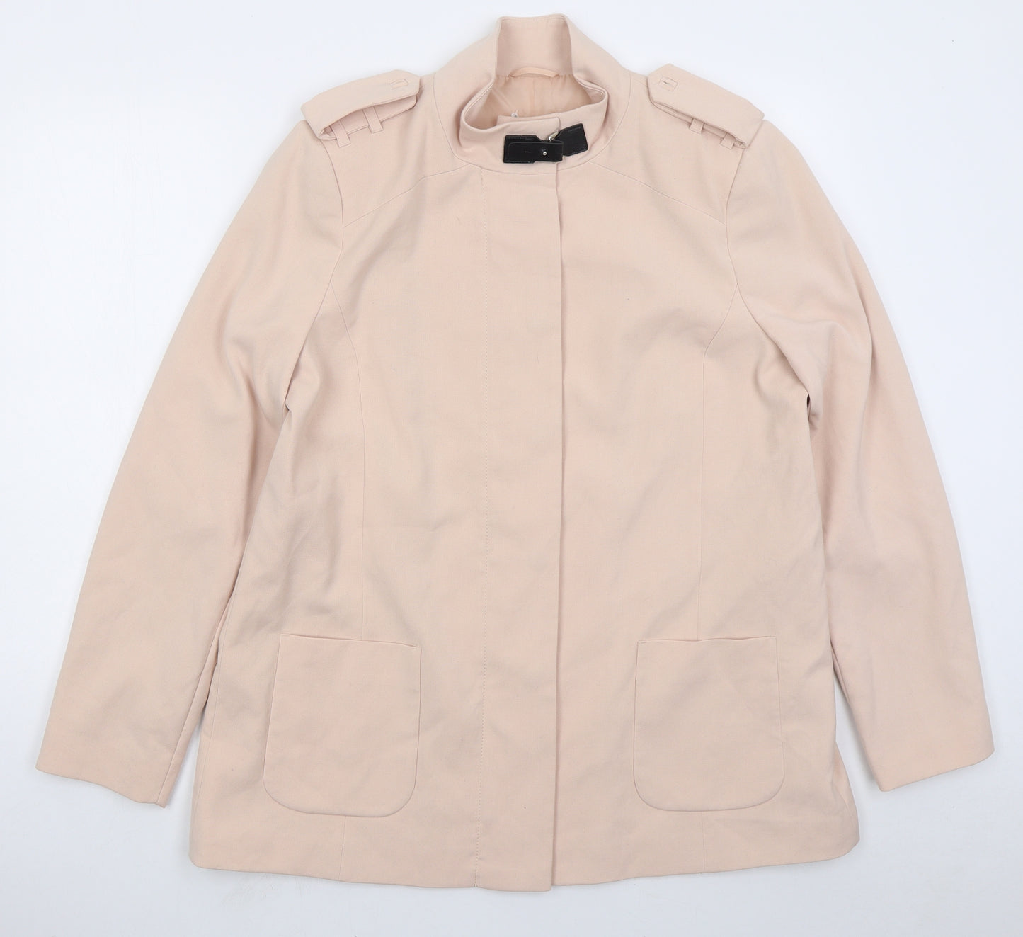 Target Womens Pink   Pea Coat Coat Size 18  Zip