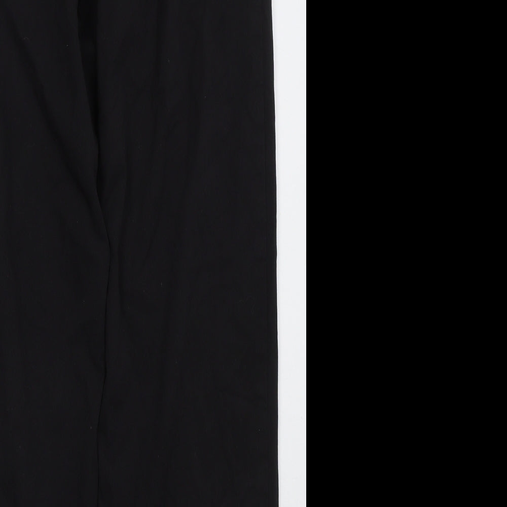 Tibard Mens Black  Polyester Trousers  Size S L31 in Regular