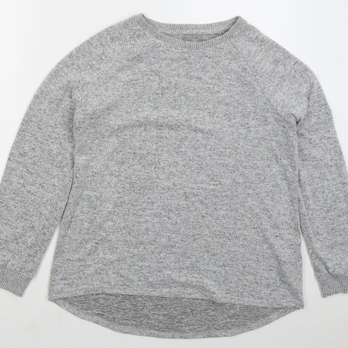 Primark Womens Grey  Viscose Pullover Sweatshirt Size 10  Pullover