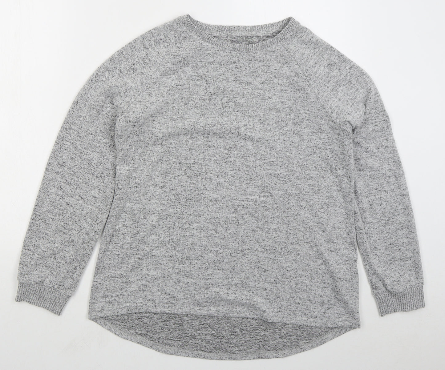 Primark Womens Grey  Viscose Pullover Sweatshirt Size 10  Pullover
