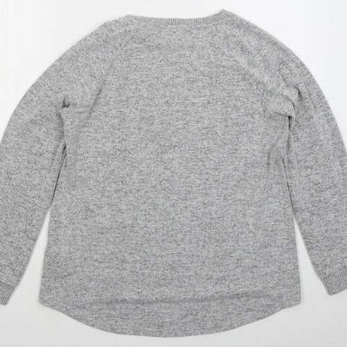 Primark Womens Grey  Viscose Pullover Sweatshirt Size 10  Pullover