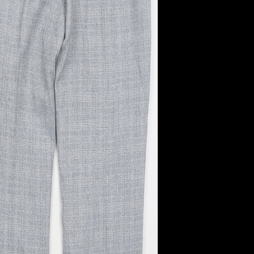 Cotswold Womens Blue Check Polyester Trousers  Size 12 L29 in Regular Button