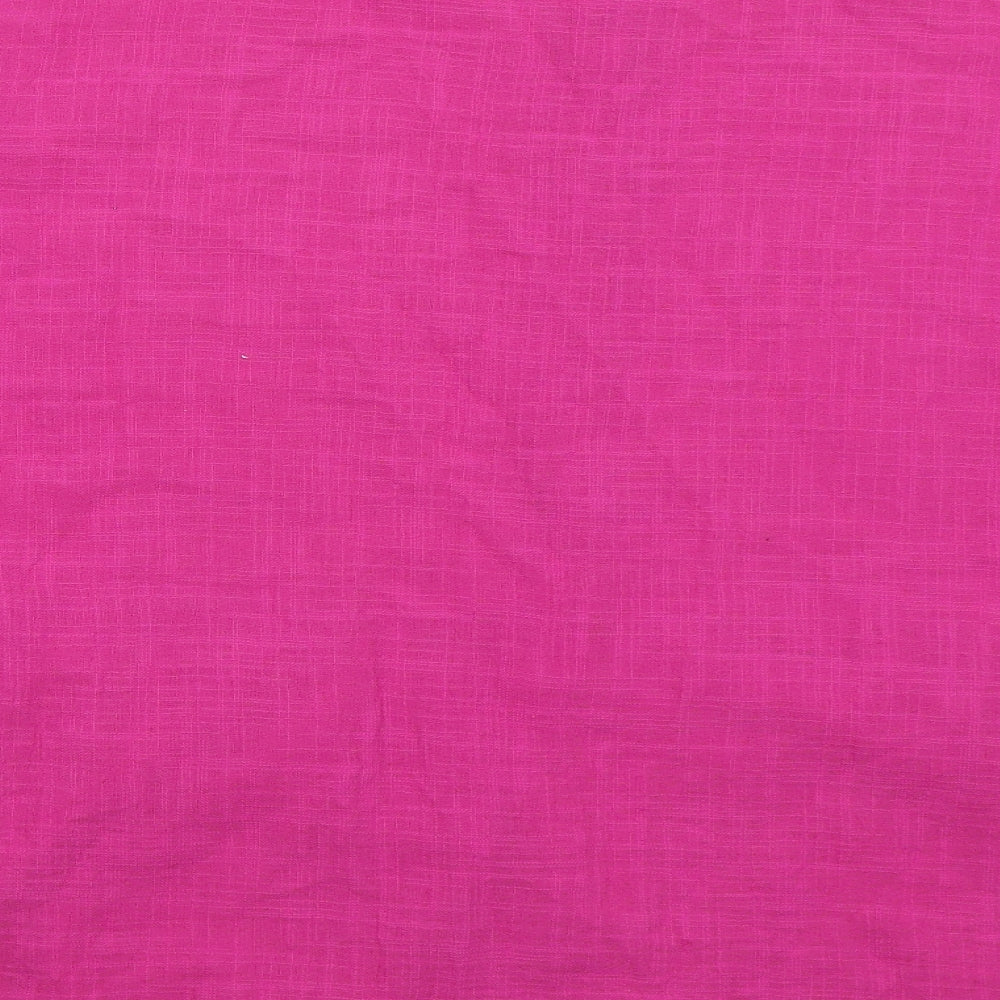 Made in Italy Womens Pink  Cotton Basic Blouse Size 2XL Round Neck