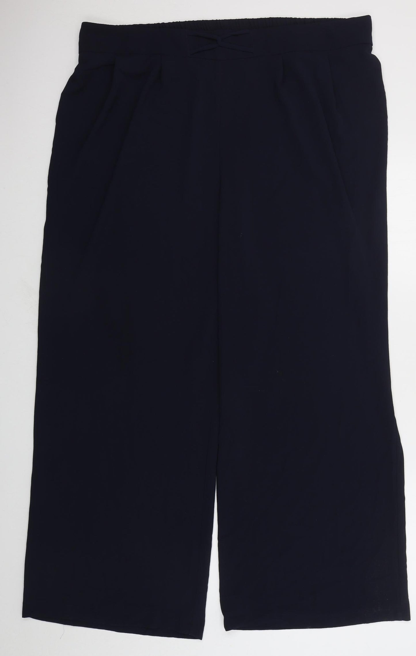 Arcadia Womens Blue  Polyester Trousers  Size 22 L29 in Regular