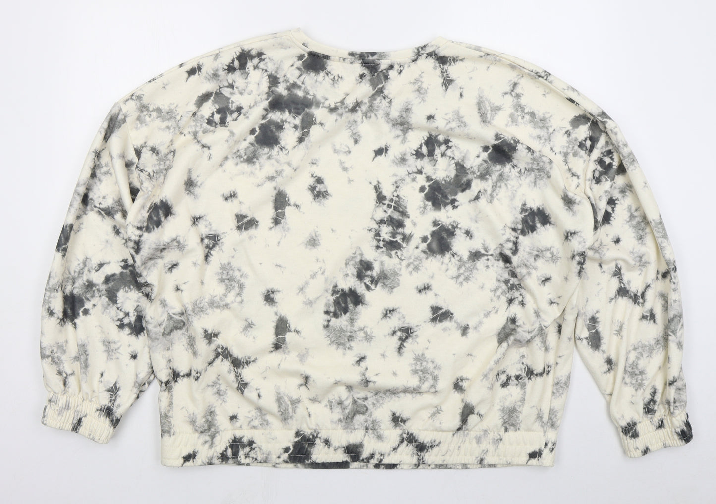 F&F Womens Beige  Cotton Pullover Sweatshirt Size 22  Pullover - Abstract
