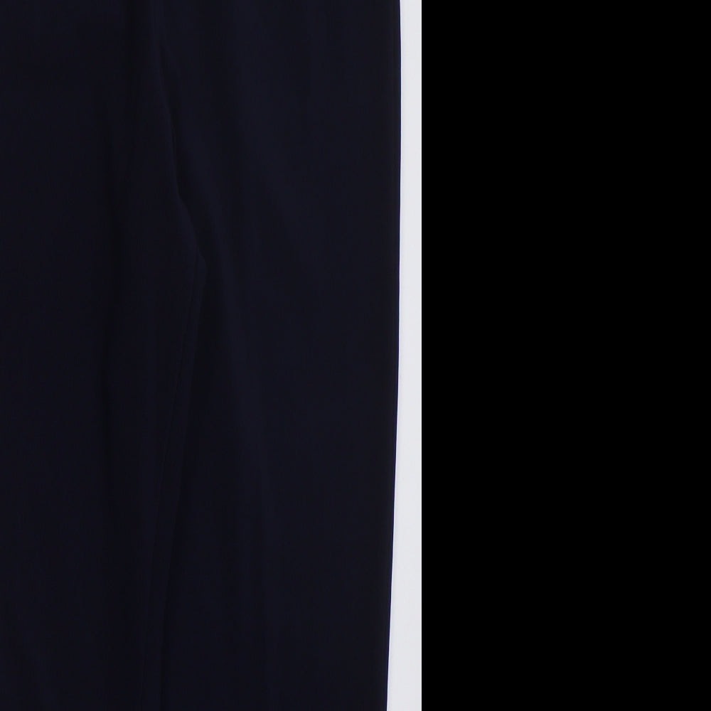 Slimma Womens Blue  Polyester Trousers  Size 18 L27 in Regular