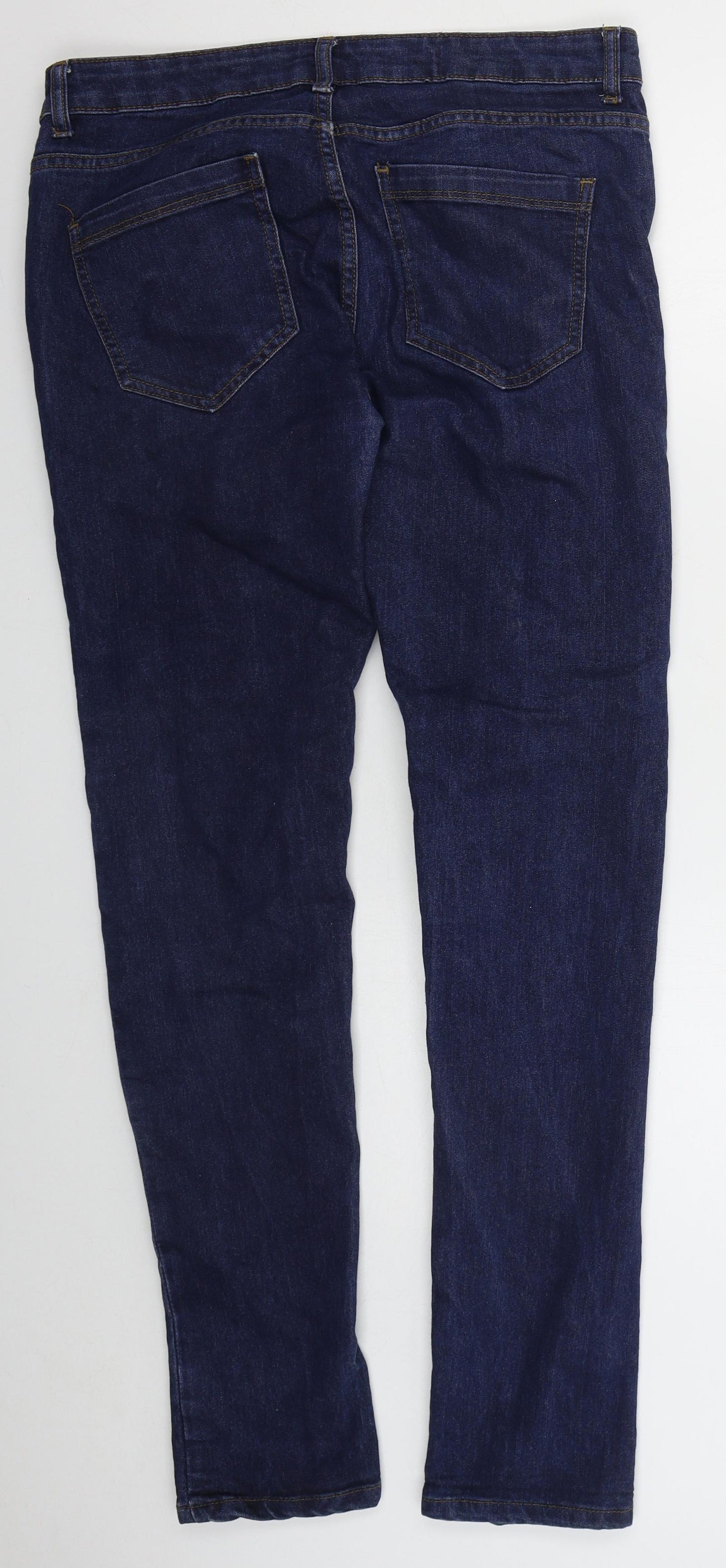 Denim Co Mens Blue  Cotton Skinny Jeans Size 32 L32 in Regular Button