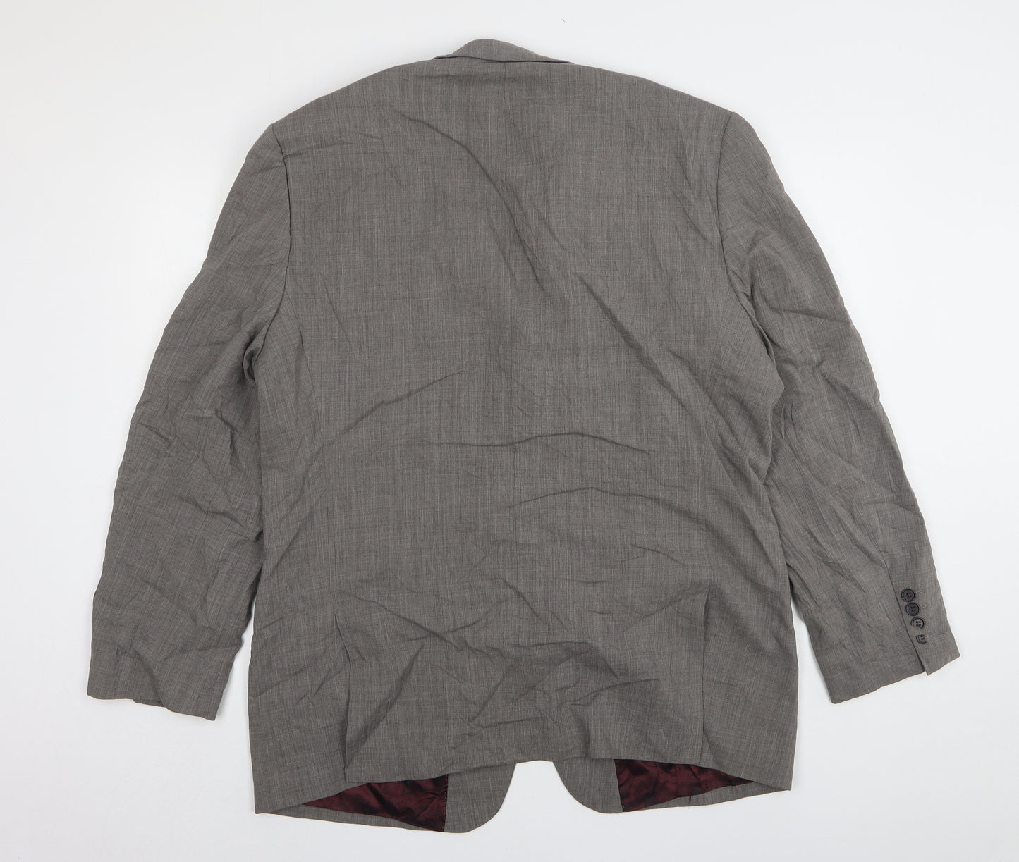 Ted Baker Mens Brown  Polyester Jacket Suit Jacket Size 46