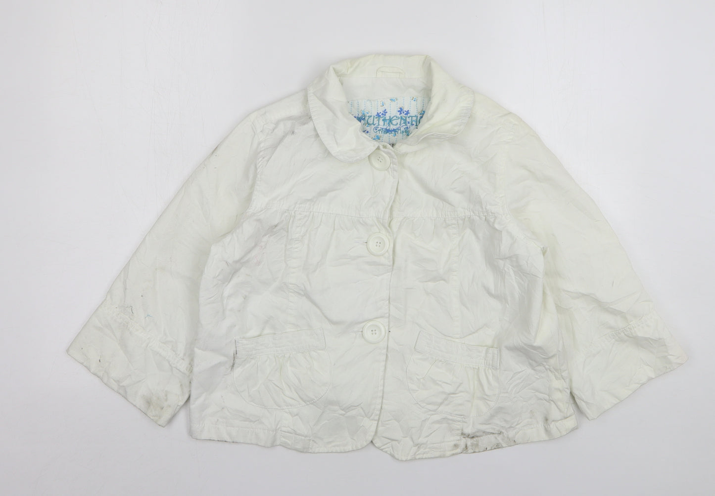 E-vie Womens White   Jacket  Size 12