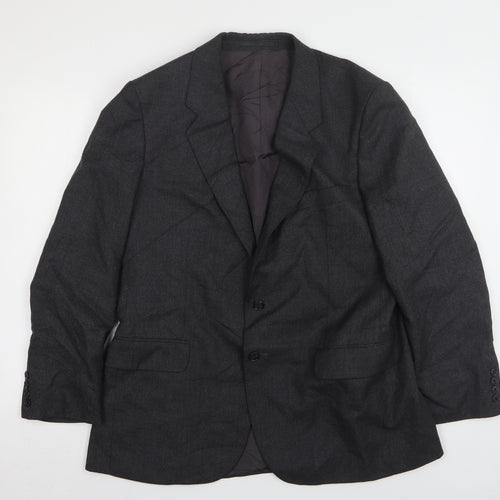 StMichael  Mens Grey  Wool Jacket Suit Jacket Size 42