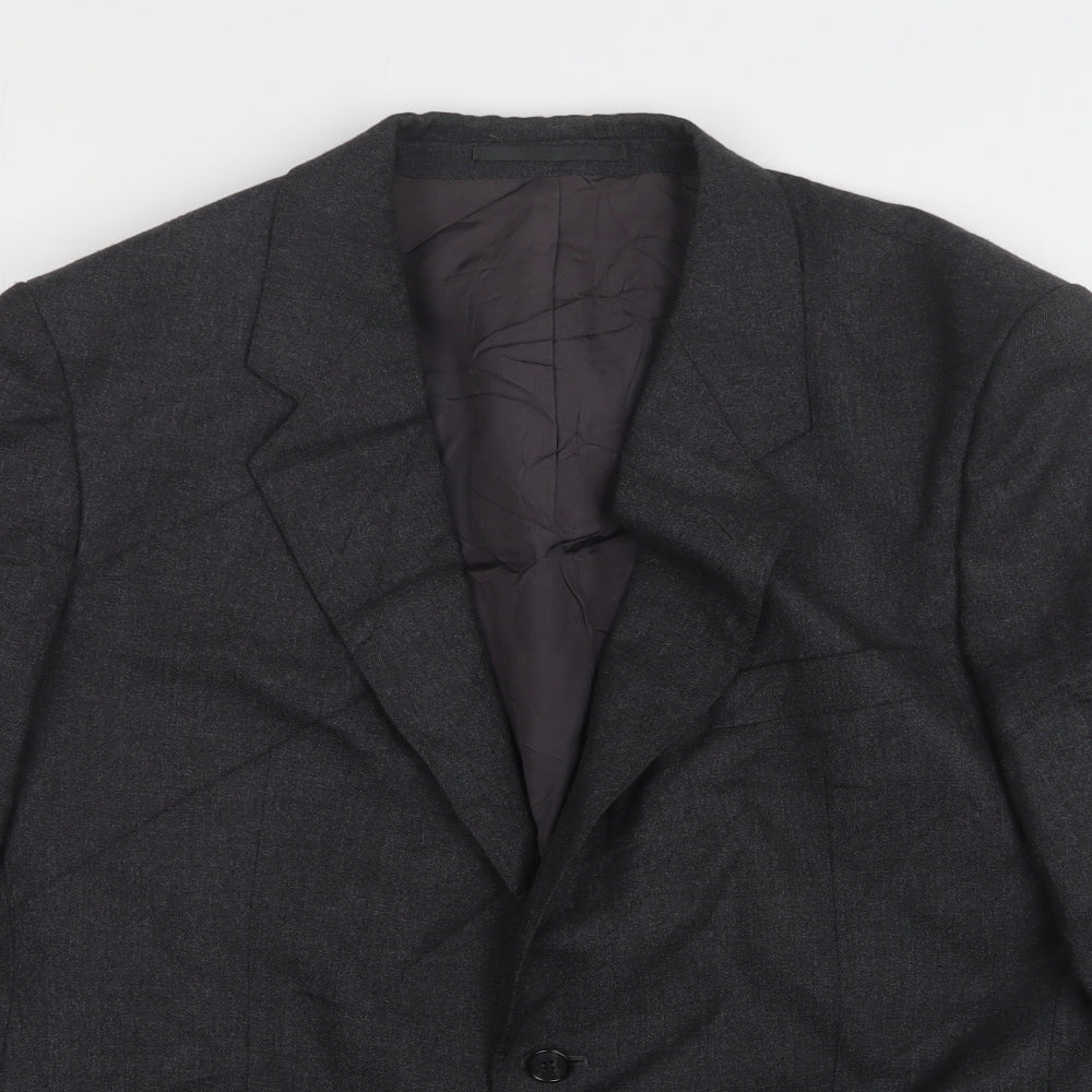 StMichael  Mens Grey  Wool Jacket Suit Jacket Size 42