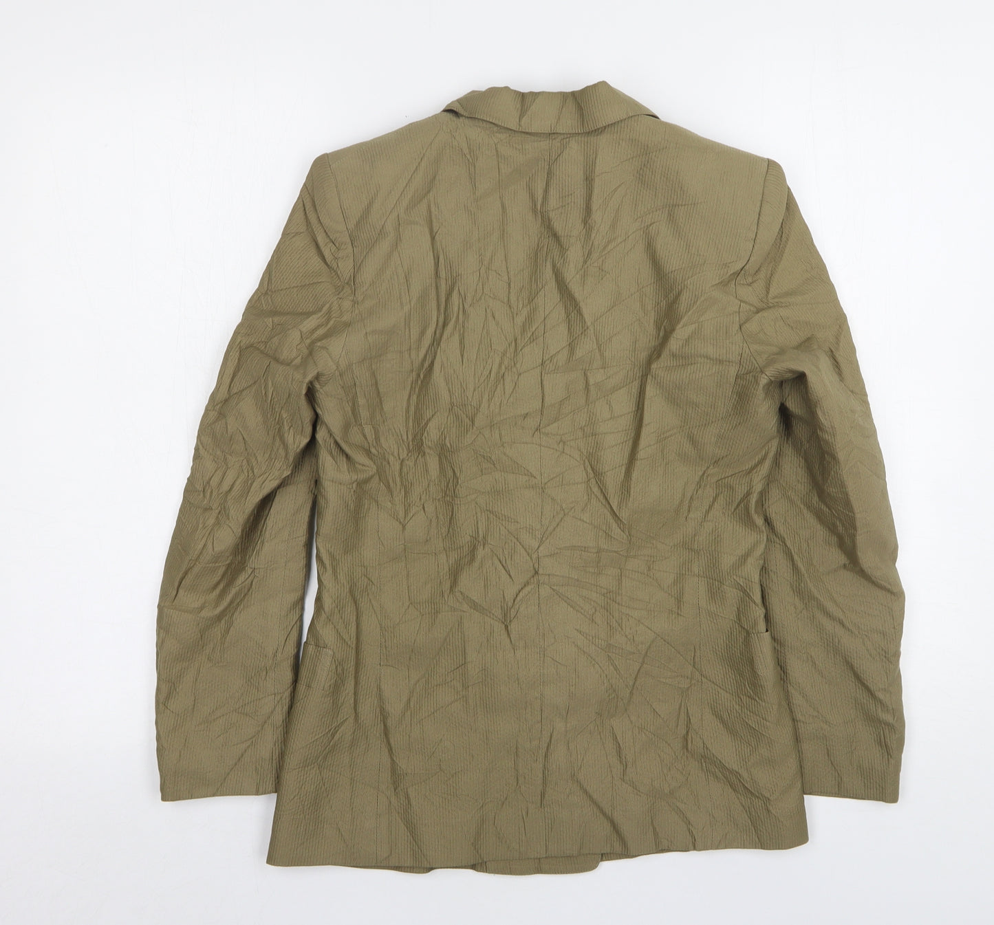 Habit Womens Brown  Polyester Jacket Suit Jacket Size 10
