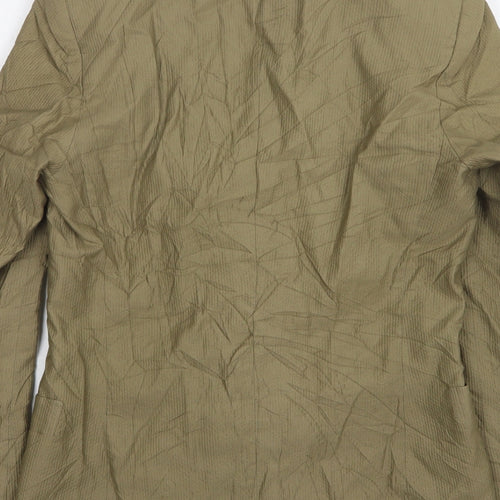 Habit Womens Brown  Polyester Jacket Suit Jacket Size 10