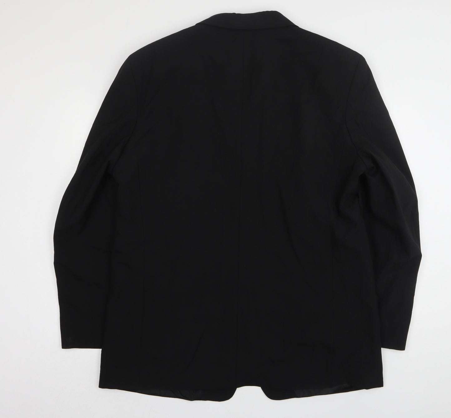 Ciro Citterio Mens Black  Wool Jacket Suit Jacket Size 46