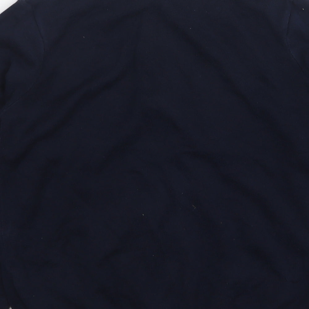 NEXT Boys Blue Geometric Cotton Basic Polo Size 9 Years Collared