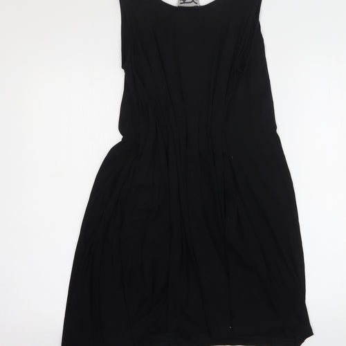 Kilian Kernes Senses Womens Black  Viscose Tank Dress  Size L  Round Neck