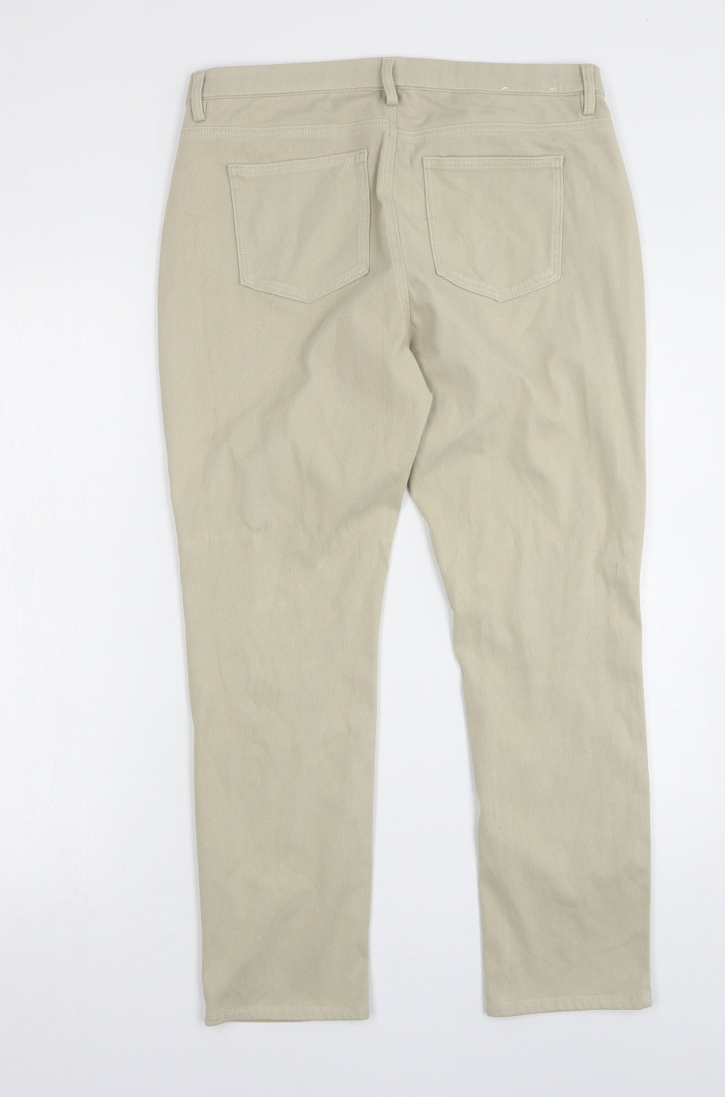 Uniqlo Womens Beige  Cotton Jegging Jeans Size L L25 in Regular