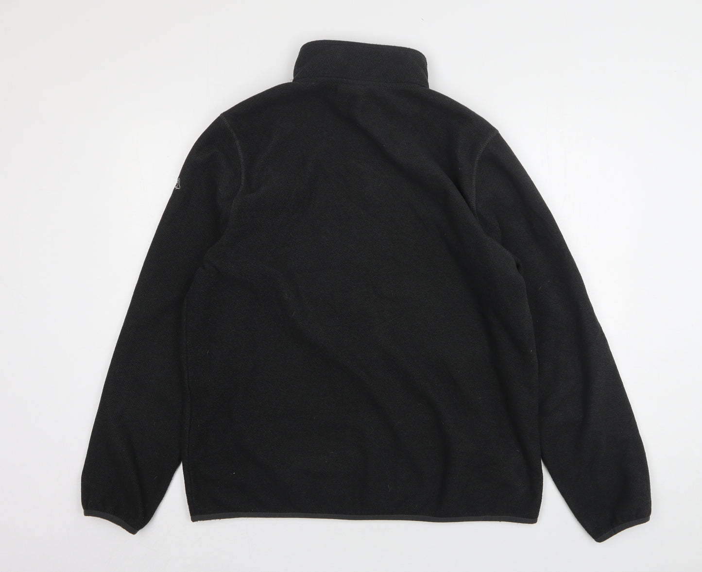 Craghoppers Mens Black  Polyester Full Zip Sweatshirt Size L