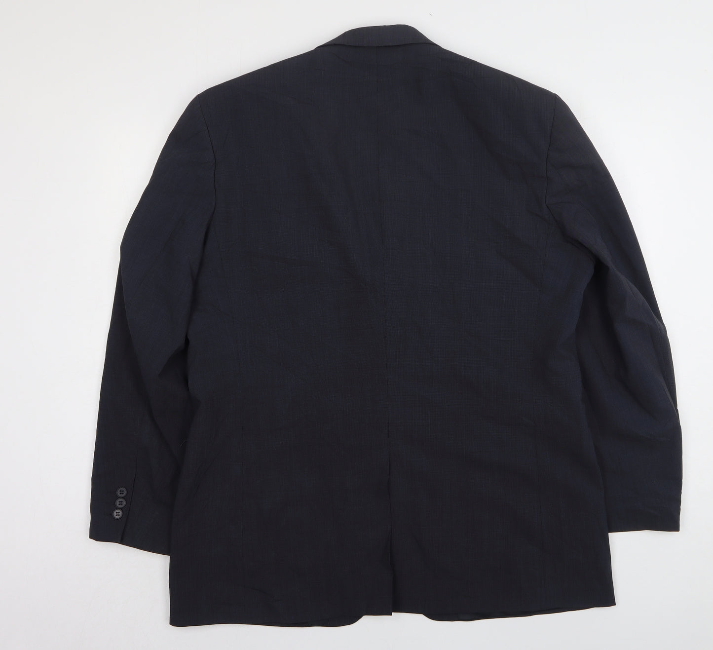 Karl Jackson  Mens Blue  Wool Jacket Suit Jacket Size 44
