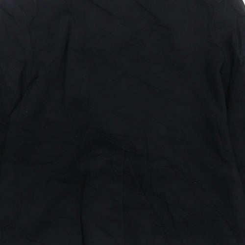 New Look Womens Black  Cotton Jacket Blazer Size 10
