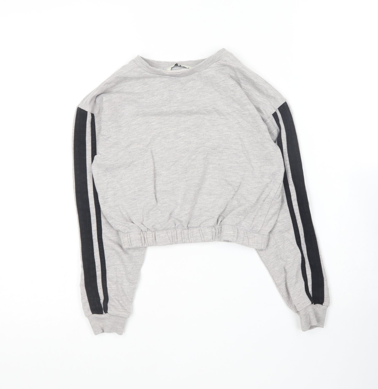 George Girls Grey  Polyester Pullover Sweatshirt Size 9-10 Years