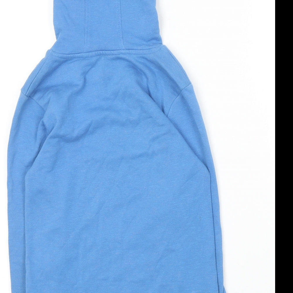 George Boys Blue  Cotton Pullover Hoodie Size 6-7 Years