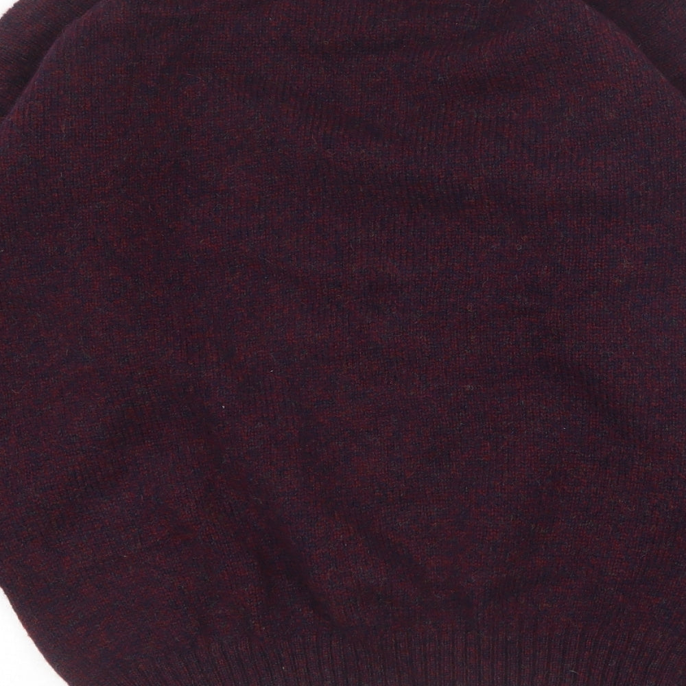 Littlewoods Mens Purple Round Neck  Wool Pullover Jumper Size M