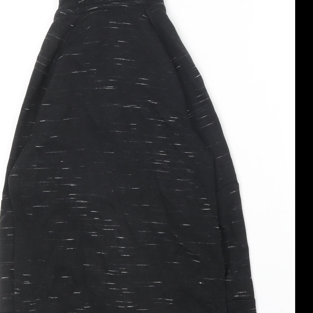 George Boys Black  Cotton Full Zip Hoodie Size 7-8 Years