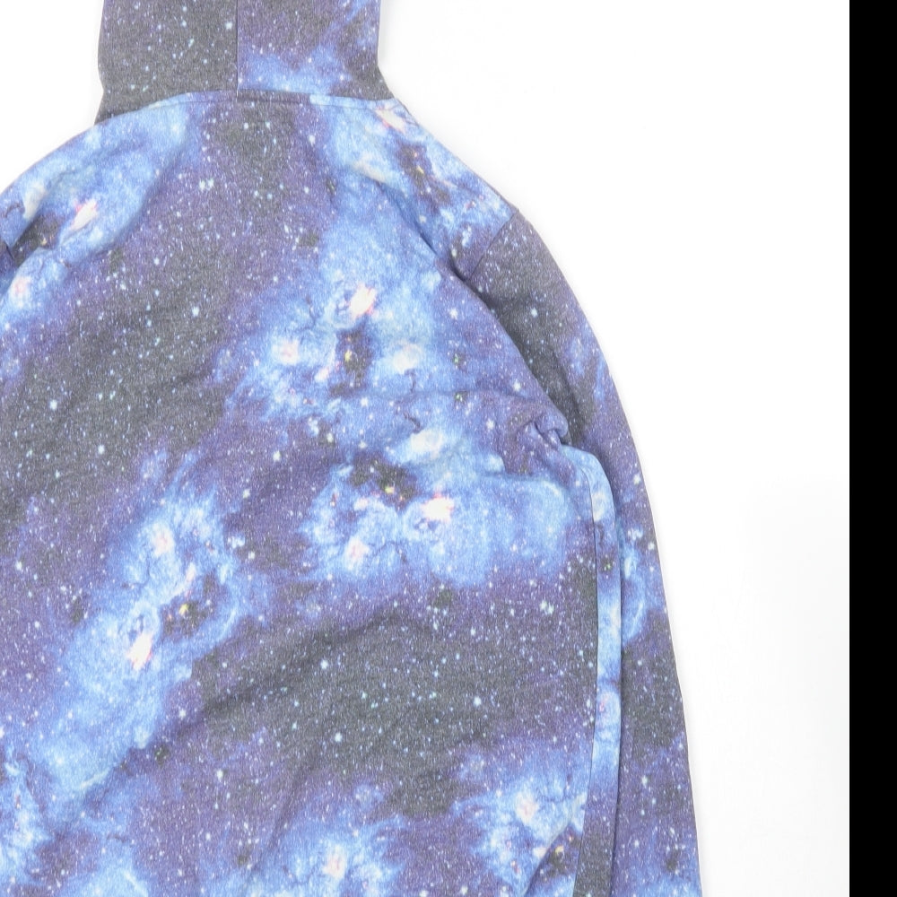 Hype Boys Blue  Polyester Pullover Hoodie Size 11-12 Years