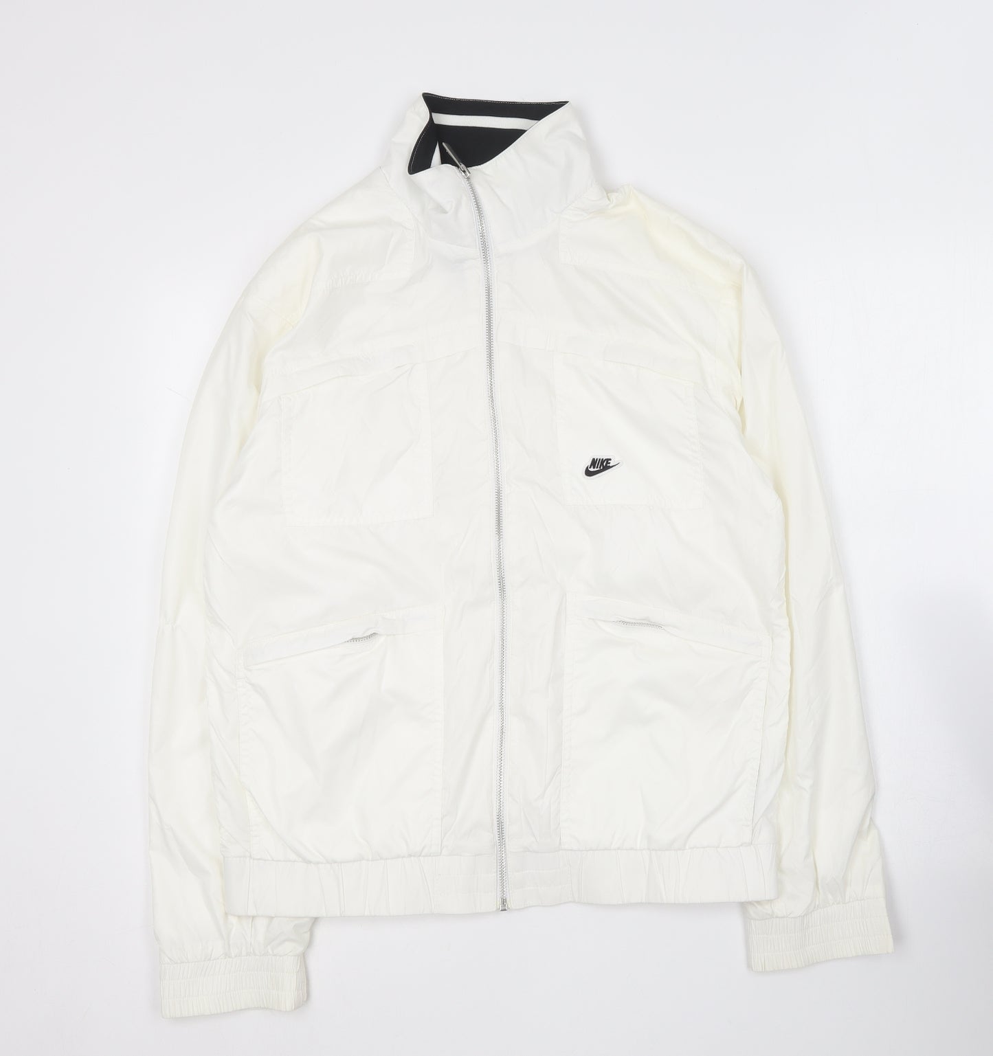 Nike Mens White   Jacket  Size M