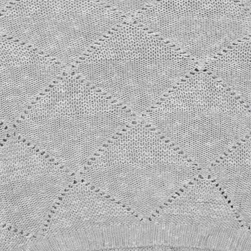 George Womens Grey Round Neck  Acrylic Pullover Jumper Size 2