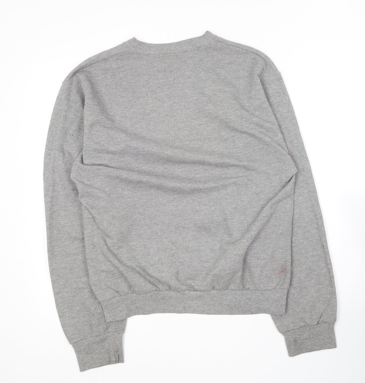 JERZEES Mens Grey  Polyester Pullover Sweatshirt Size S