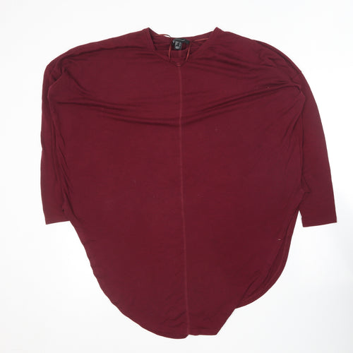 Atmosphere Womens Purple Round Neck  Polyester Pullover Jumper Size 16