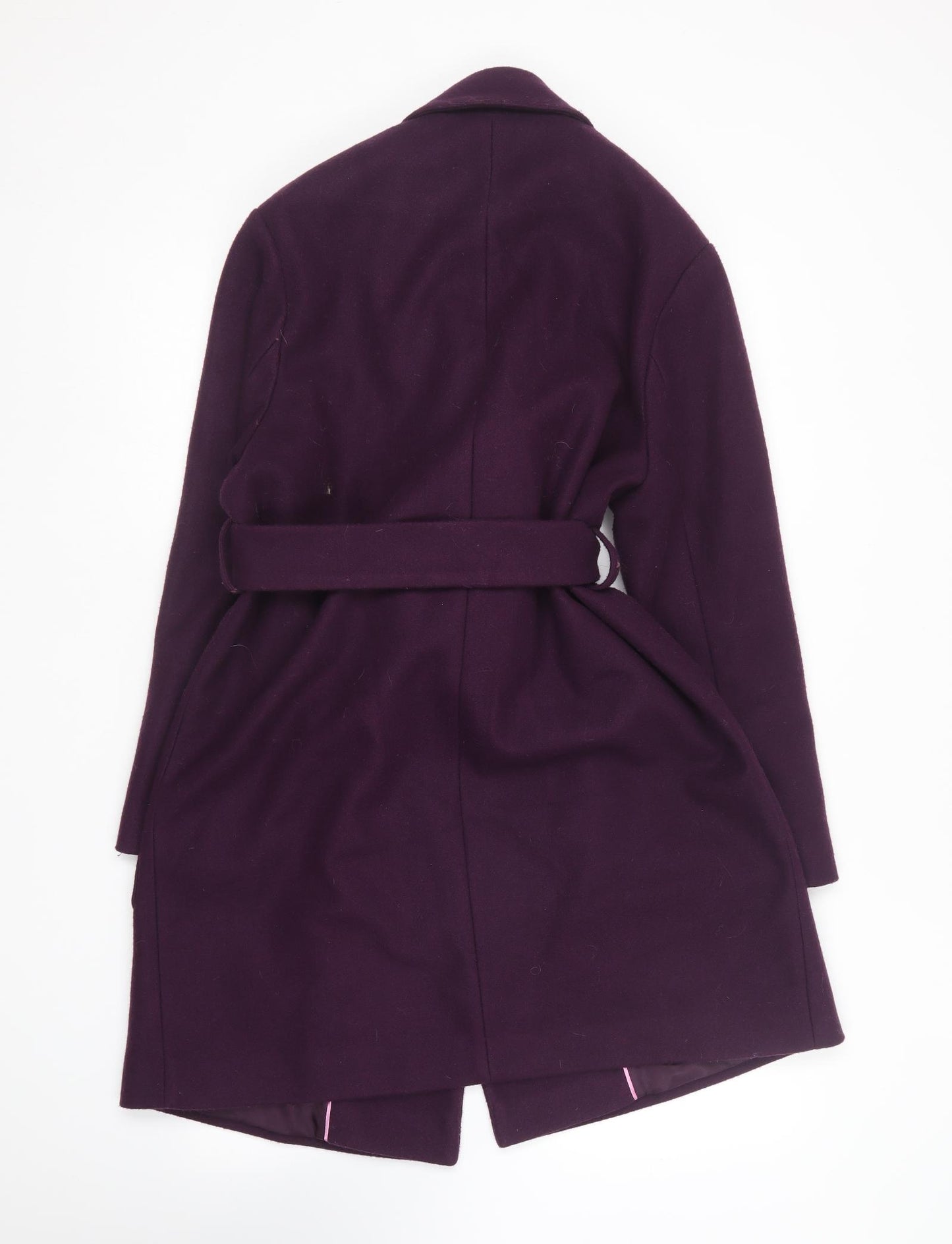 NEXT Womens Purple   Overcoat Coat Size 14