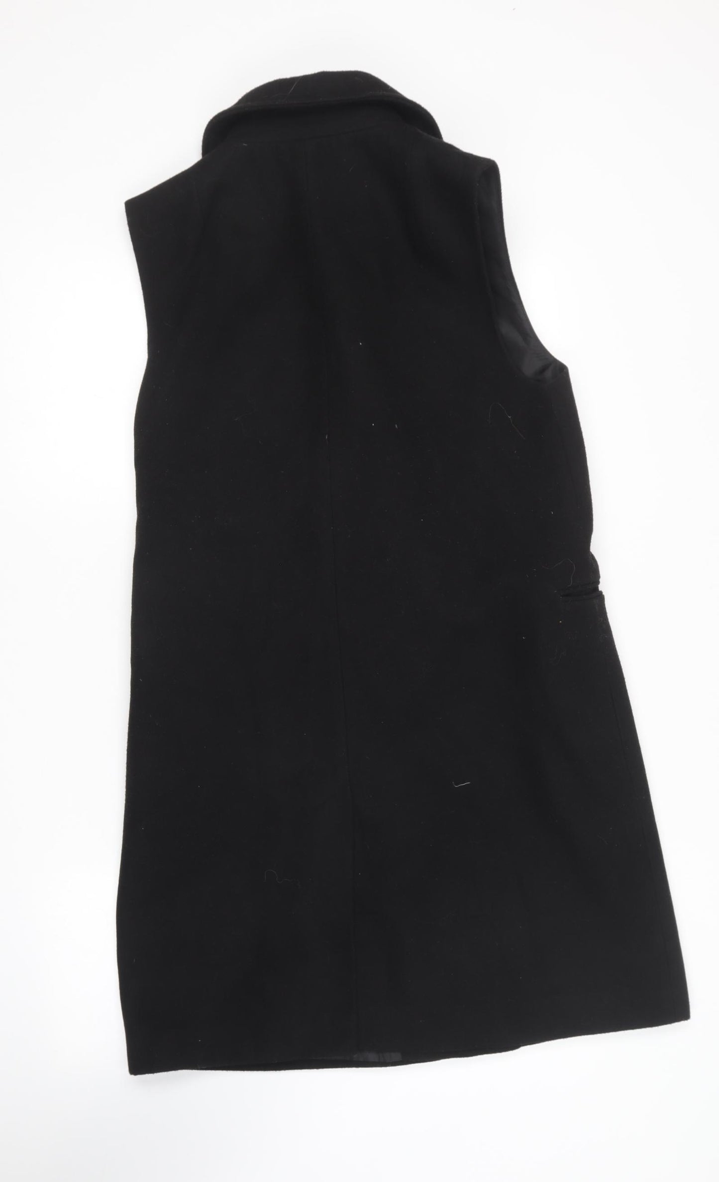 New Look Womens Black   Gilet Coat Size 12