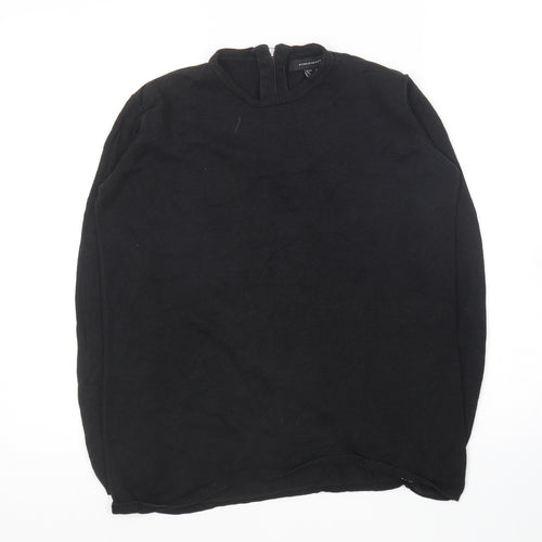 Atmosphere Womens Black Round Neck  Viscose Pullover Jumper Size 10