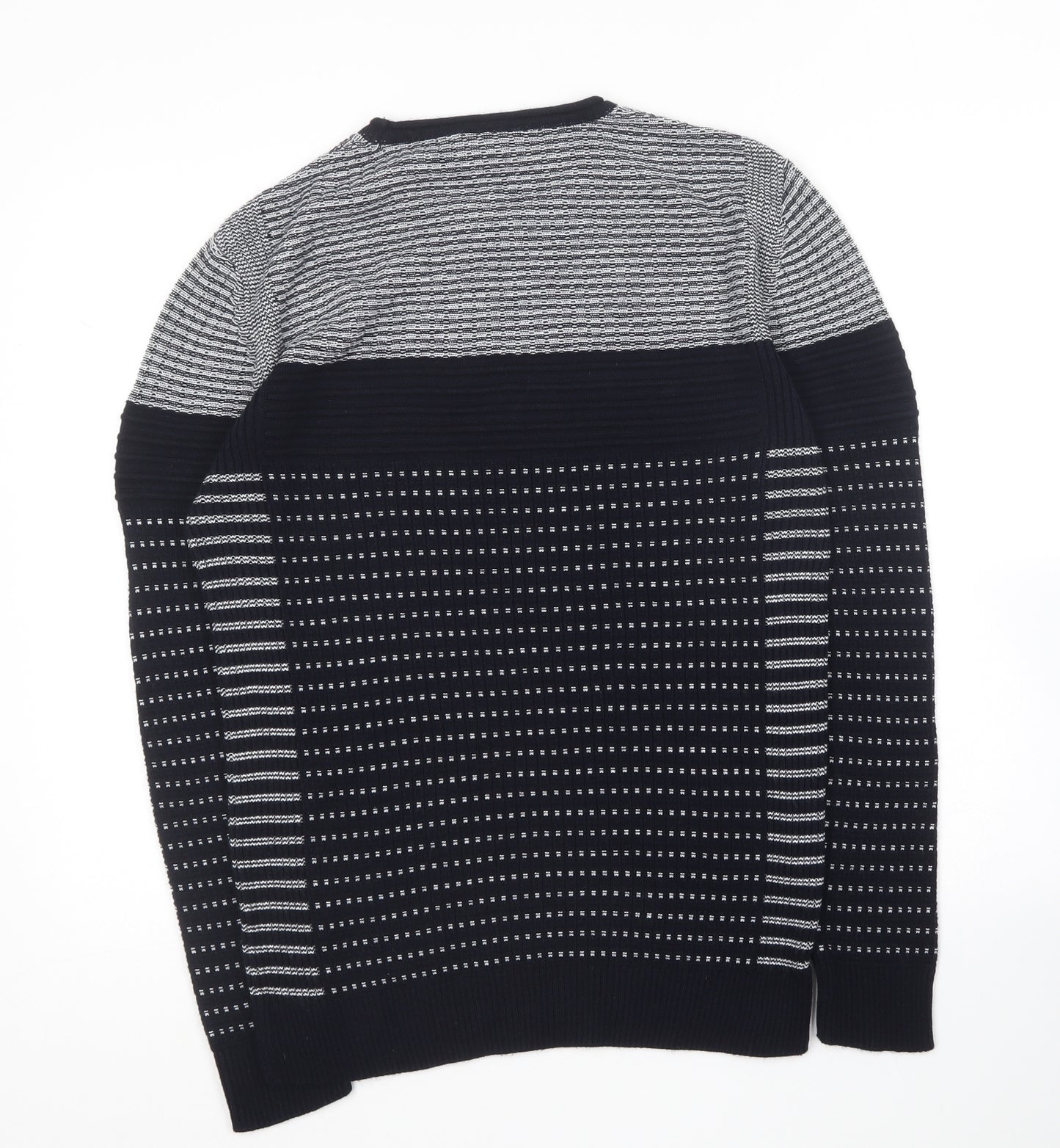 Rwx Mens Blue Round Neck  Cotton Pullover Jumper Size XL