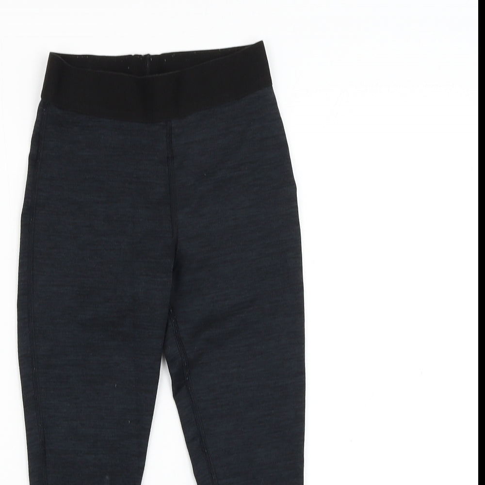 NEXT Girls Black  Polyester Jogger Trousers Size 6 Years  Regular Pullover - Leggings