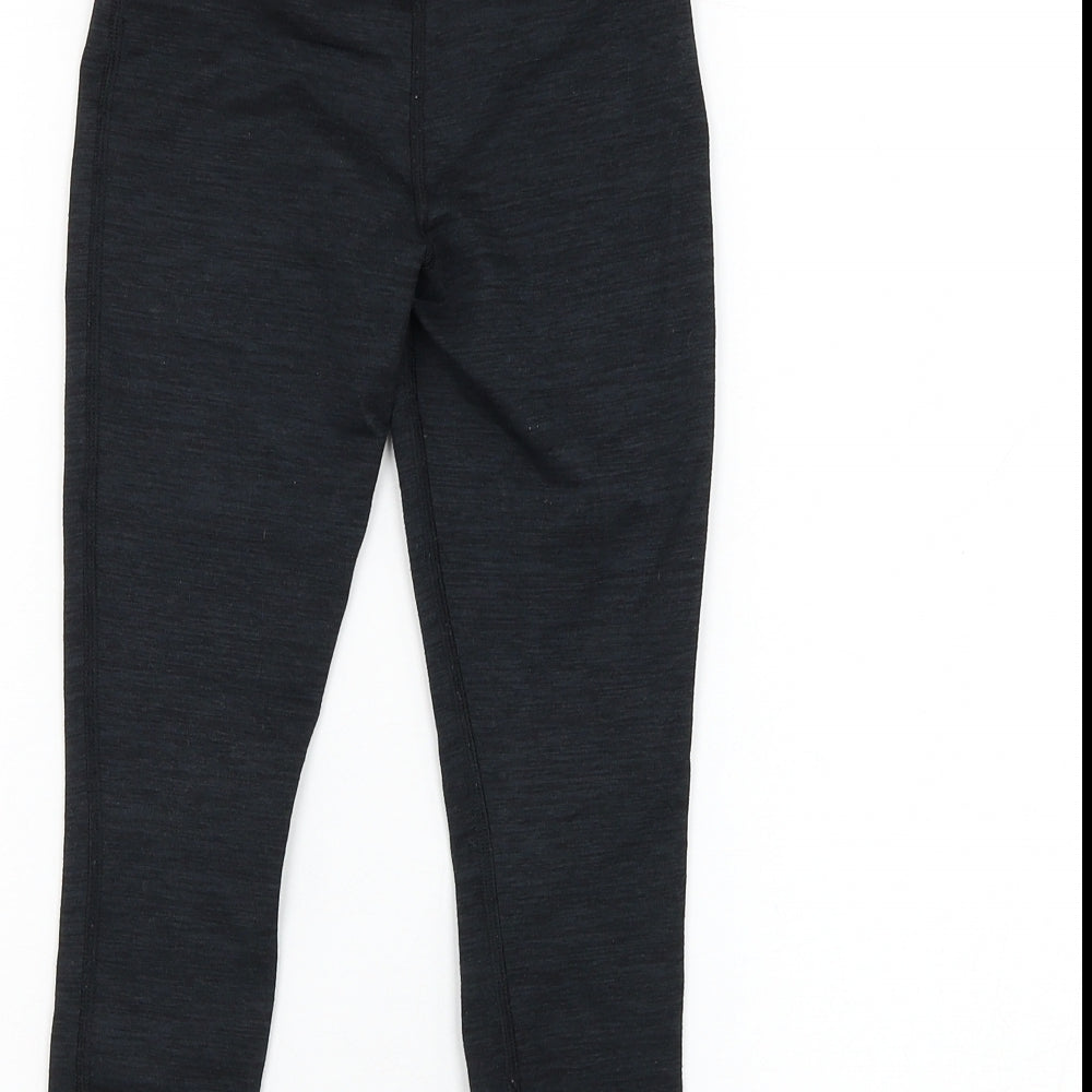 NEXT Girls Black  Polyester Jogger Trousers Size 6 Years  Regular Pullover - Leggings