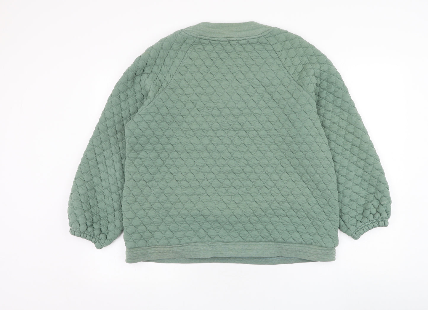 NEXT Womens Green  Cotton Pullover Sweatshirt Size L  Pullover